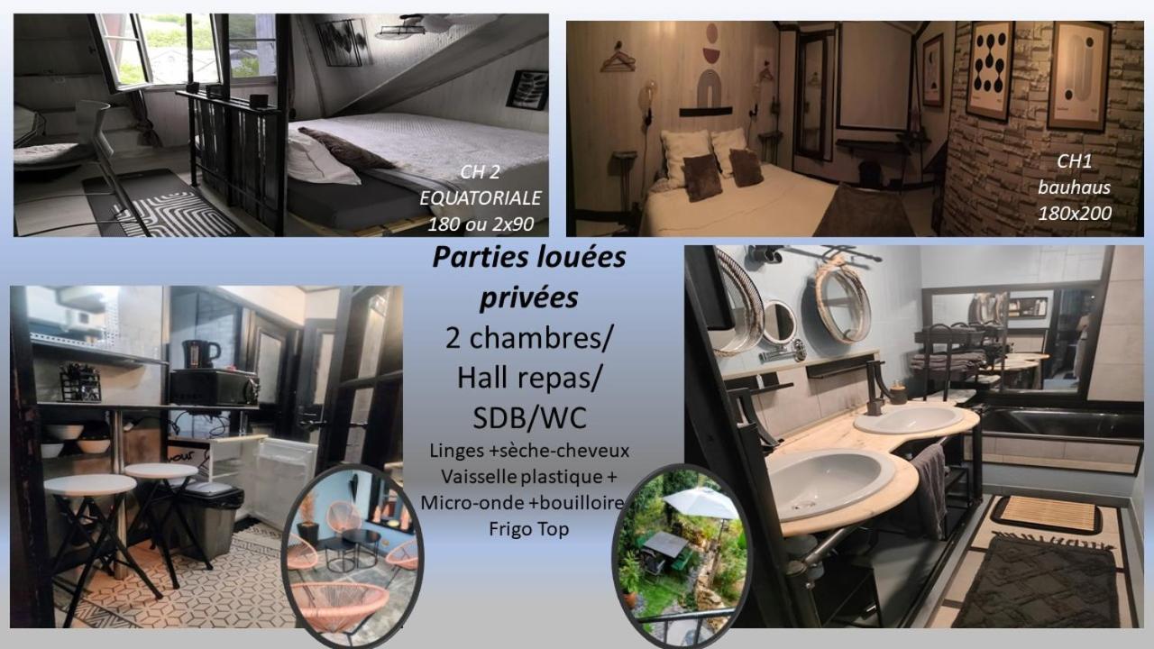 2Ch 4Pers Matelas M De Forme Kitchenette Sdb Wc Au Calme Cote Jardin 图勒 外观 照片
