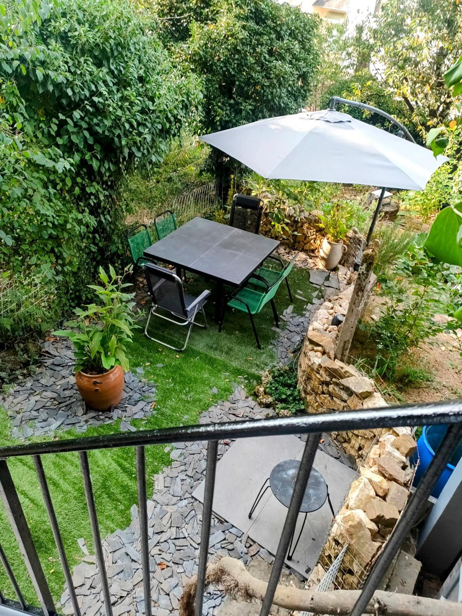 2Ch 4Pers Matelas M De Forme Kitchenette Sdb Wc Au Calme Cote Jardin 图勒 外观 照片